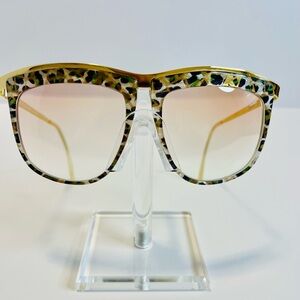 Vintage Zagato Collezione Leopard Eyeglasses Frame Handmade in Italy  237